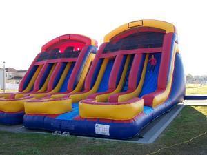 18 Ft Double Lane Dry Slide 105 18 Ft Double Lane Dry Slide 105
