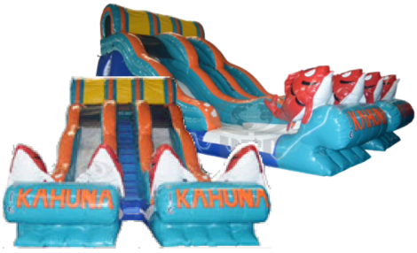 22 Foot Double Lane Big Kahuna water slide 153 22 Foot Double Lane Big Kahuna water slide 153